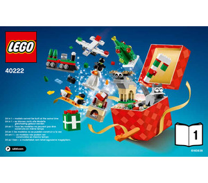 LEGO 24 in 1 Holiday Countdown Set 40222 Instructions