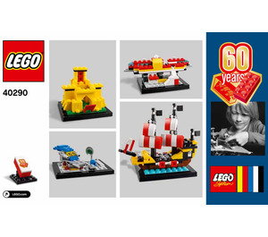 LEGO 60 Years of the Brick Set 40290 Instructions