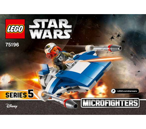 LEGO A-Wing vs. TIE Silencer Microfighters Set 75196 Instructions