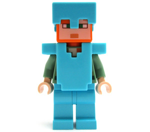 LEGO Alex with Medium Azure Legs, Armor and Helmet Minifigure