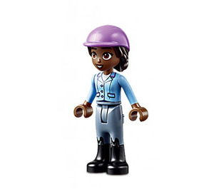 LEGO Aliya - Bright Light Blue Top Minifigure