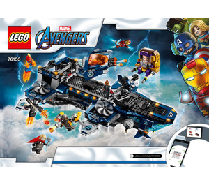 LEGO Avengers Helicarrier Set 76153 Instructions