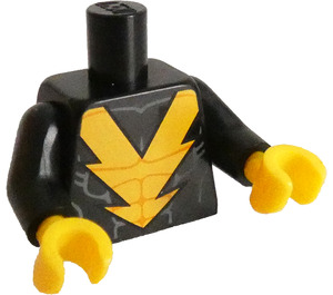 LEGO Black Black Vulcan Minifig Torso (973 / 88585)