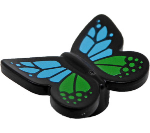 LEGO Butterfly (Smooth) with Blue and Green Decoration (80674 / 105570)