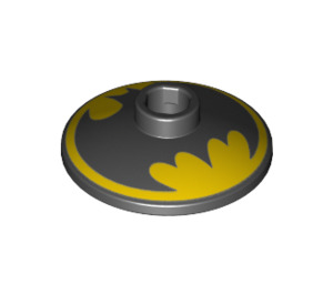 LEGO Dish 2 x 2 with Batman Symbol (4740 / 55056)