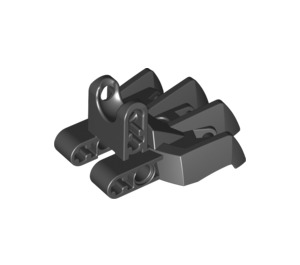 LEGO Black Foot with Claws and Ball Socket (15367)