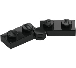 LEGO Black Hinge Plate 1 x 4 (1927 / 19954)