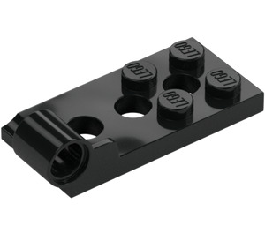 LEGO Hinge Plate Bottom 2 x 4 with 4 Studs and 3 Pin Holes (98285)