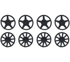 LEGO Hub Caps (5 and 10 Spokes) (18978)