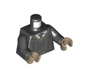 LEGO Black Minifig Torso (973 / 76382)