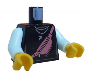 LEGO Black Parker L. Jackson Minifig Torso (973 / 76382)