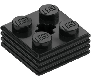 LEGO Plate 2 x 2 x 0.7 with Ribs (71752)