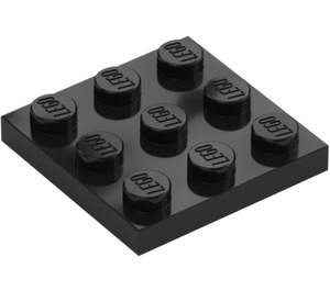 LEGO Black Plate 3 x 3 (11212)