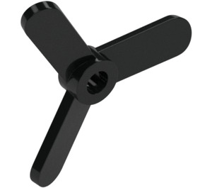 LEGO Black Propeller 3 Blade 4 Diameter (2421 / 28969)