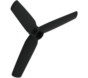 LEGO Black Propellor 3 Blade 9 Diameter with Recessed Center (15790)