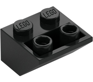 LEGO Black Slope 2 x 2 (45°) Inverted with Flat Spacer Underneath (3660)