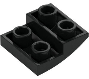 LEGO Black Slope 2 x 2 x 0.7 Curved Inverted (32803)