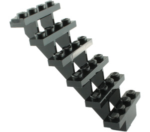 LEGO Black Staircase 7 x 4 x 6 Open (30134)