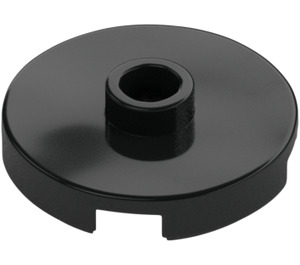 LEGO Black Tile 2 x 2 Round with Stud (18674)