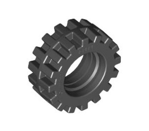 LEGO Tire Ø15 X 6mm with Offset Tread with Band Around Center of Tread (87414)