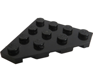 LEGO Black Wedge Plate 4 x 4 Corner (30503)