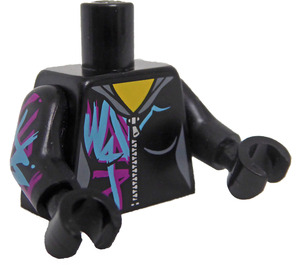 LEGO Black Wyldstyle torso (973 / 88585)