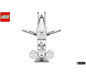 LEGO Blacktron Cruiser Set 40580 Instructions