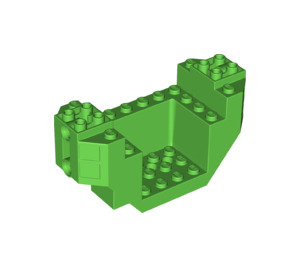 LEGO Plane Bottom 4 x 12 x 4 with Hole (44665)