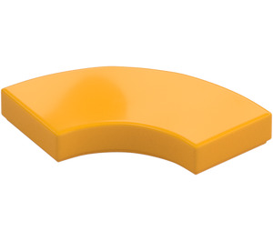 LEGO Bright Light Orange Tile 2 x 2 Curved Corner (27925)