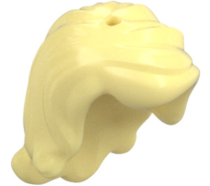 LEGO Bright Light Yellow Mid-Length Wavy Hair with Right Section (15677)