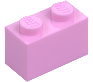 LEGO Bright Pink Brick 1 x 2 with Bottom Tube (3004 / 93792)