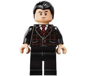 LEGO Bruce Wayne with Black Checked Suit Minifigure