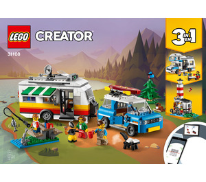 LEGO Caravan Family Holiday Set 31108 Instructions