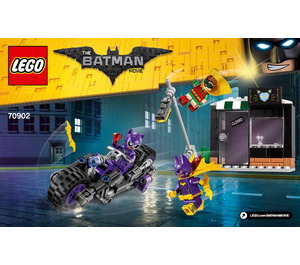 LEGO Catwoman Catcycle Chase Set 70902 Instructions