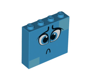 LEGO Brick 1 x 4 x 3 with Sad Face (49311 / 52099)