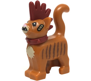 LEGO Standing Cat with Mohawk, Collar and Bandage (49986)