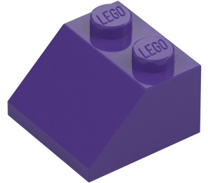 LEGO Dark Purple Slope 2 x 2 (45°) (3039 / 6227)