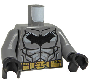 LEGO Batman Torso with Black Logo, Gold Belt and Black Hands (973 / 76382)