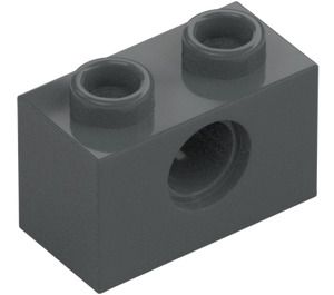 LEGO Dark Stone Gray Brick 1 x 2 with Hole (3700)