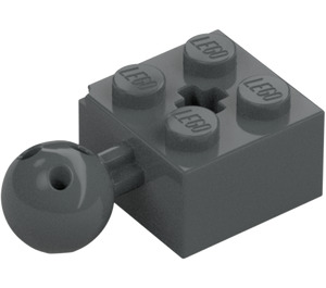 LEGO Brick 2 x 2 with Ball Joint and Axlehole with Holes in Ball (57909)