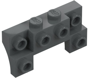 LEGO Brick 2 x 4 x 0.7 with Front Studs and Thin Side Arches (14520)