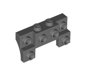 LEGO Brick 2 x 4 x 0.7 with Front Studs and Thin Side Arches (14520)