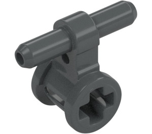 LEGO Dark Stone Gray Bushing with Pneumatic Connectors (53895 / 99021)