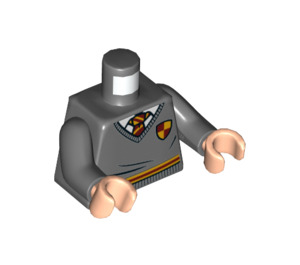 LEGO Minifig Torso with Tie and Gryffindor Logo (973 / 76382)