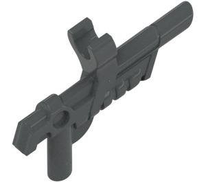 LEGO Dark Stone Gray Rifle Gun with Clip (15445 / 33440)