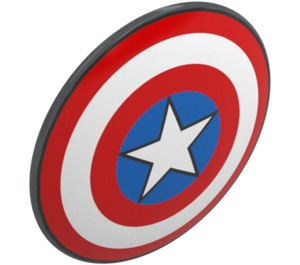 LEGO Shield - Curved with Captain America Shield (50695 / 75902)