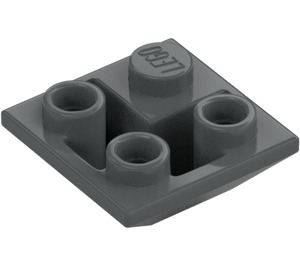 LEGO Dark Stone Gray Slope 2 x 2 (45°) Inverted (3676)