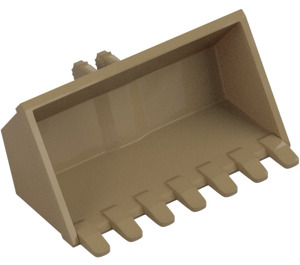 LEGO Excavator Bucket 3 x 6 with Click Hinge 2-Finger (21709 / 30394)