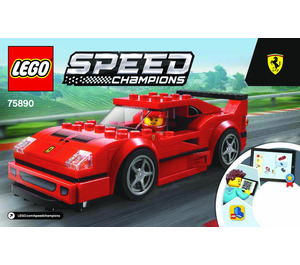 LEGO Ferrari F40 Competizione Set 75890 Instructions