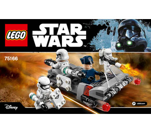 LEGO First Order Transport Speeder Battle Pack Set 75166 Instructions